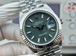 WKD Factory Rolex Datejust 3235 Movement 41mm 126331 Index Markers Green Face Watch